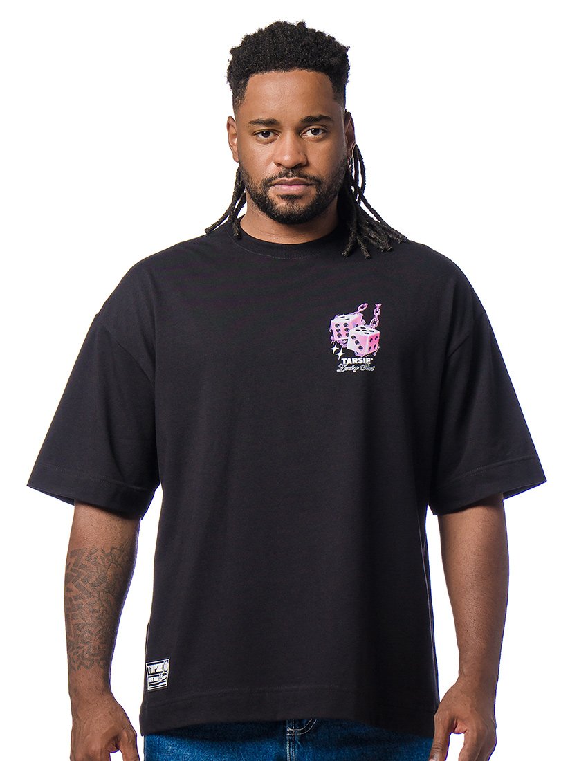 Camiseta Oversized box Heavy Cotton - Lucky Shot